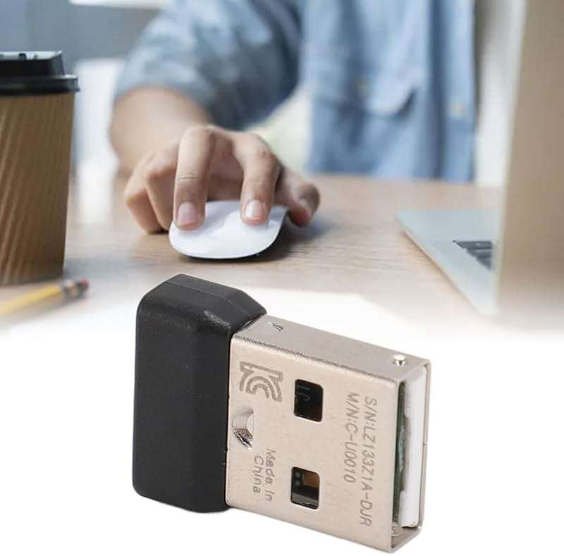 2.4GHz USB Mouse Receiver, Lightweight Portable Stable Wireless Dongle for M280 M275 M330 ABS Metal Plug Play - Image 5