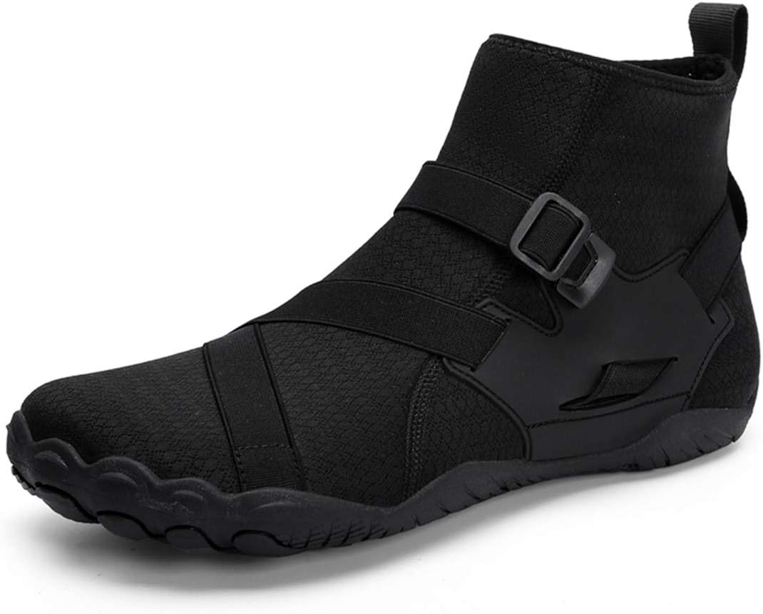 UMANPOO Men Water Shoes Women Barefoot Slip on Sneakers Swim Aqua Beach Running Walking Hiking Cycling Non Slip High Top - Image 1