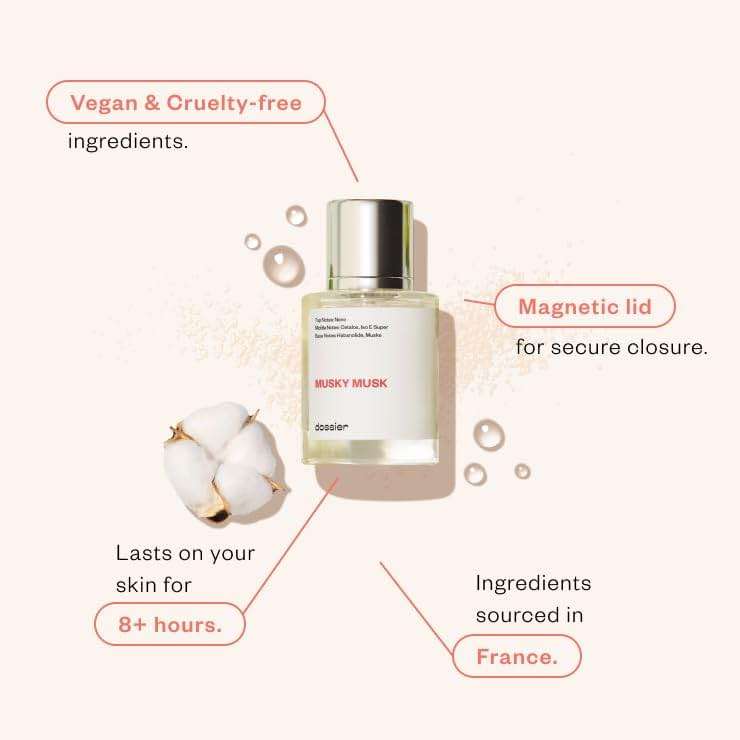 Dossier - Musky Musk - Eau de Parfum - Inspired by Juliette.Gun's Not a Perfume - Perfume Luxury - Pure Infused - Paraben-Free - Vegan - For Women - Fragrance 1.7 Fl Oz (Spray 50ml) - Image 2