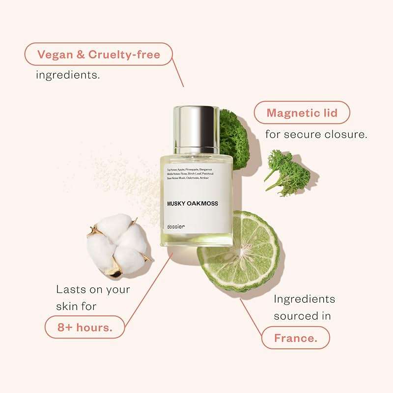 Dossier - Musky Oakmoss - Eau de Parfum - Inspired by Aventus - Long-Lasting Fragrance - Masculine - 1.7 fl oz (50ml) - Image 2