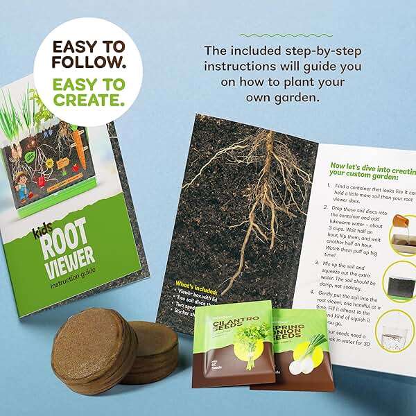 Dan&Darci Root Viewer Kit for Kids - Grow Your Own Plant for Boys & Girls Gifts - Science STEM Toy & Craft Growing Kits for Ages 4-8 Birthday Gifts for Boy, Girl 4, 5, 6, 7, 8, Year Old - Image 7