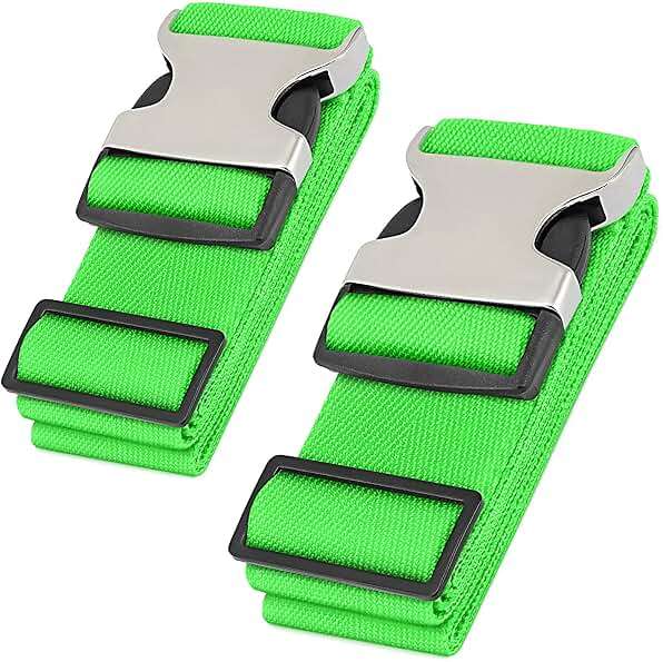 Hero Luggage Straps for Suitcases and Carry-On (2-Pack) Heavy-Duty Secure Belts with 700+ lbs. Max Force Tension - Image 1