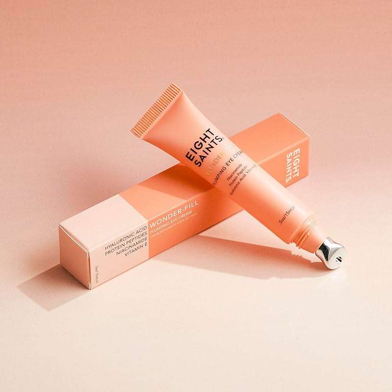 Eight Saints Wonder-fill Plumping Eye Cream, Anti Aging Eye Cream to Reduce Wrinkles, Fine Lines, & Under Eye Bags, Dark Circles Treatment, with Niacinamide, Protein Peptides, & Hyaluronic Acid, 0.5oz - Image 3