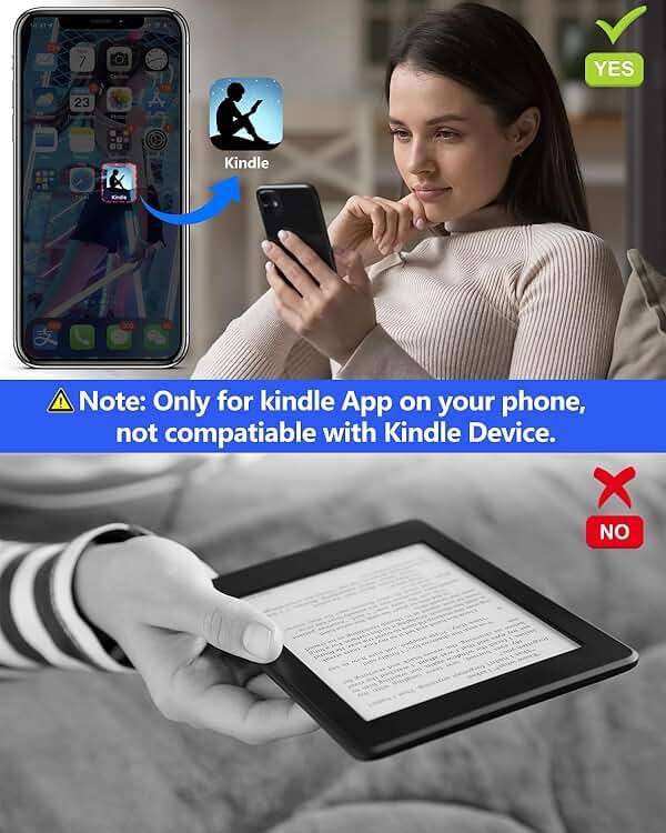 Zttopo TikTok Scrolling Ring, TIK Tok Bluetooth Remote Control, Kindle APP Page Turner with Carrying Case, Camera Photo Clicker for iPhone, iPad, iOS, Android-White - Image 3