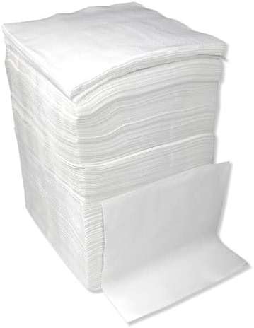 Pantryware Essentials Paper Lunch Napkins. 500 Count Lunch Napkins 1 Ply, White. 12 x 12 - Image 1