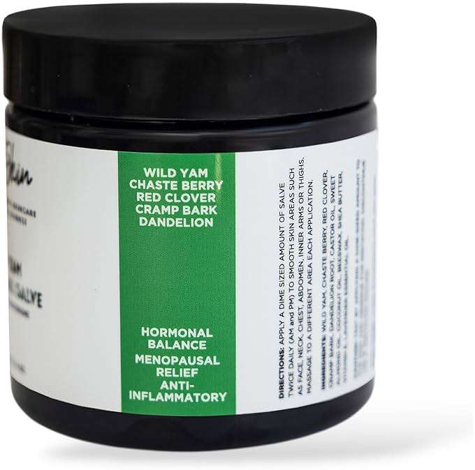 Dr. Skin Organic Wild Yam Cream for Women | Herbal Balancing Moisturizer for Women’s Comfort with Dandelion, Red Clover, Chaste Berry & Cramp Bark | Nourishing Natural Cream, 4oz - Image 2