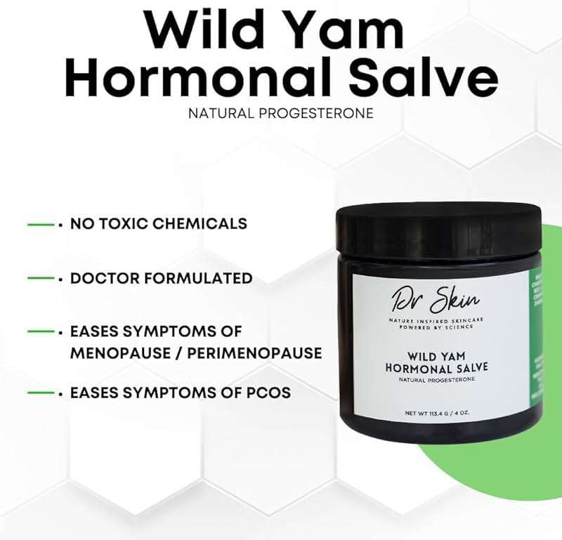 Dr. Skin Organic Wild Yam Cream for Women | Herbal Balancing Moisturizer for Women’s Comfort with Dandelion, Red Clover, Chaste Berry & Cramp Bark | Nourishing Natural Cream, 4oz - Image 3