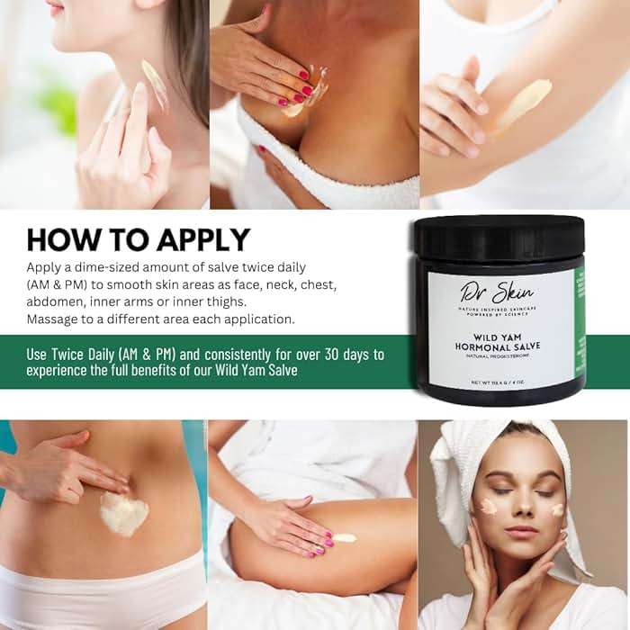 Dr. Skin Organic Wild Yam Cream for Women | Herbal Balancing Moisturizer for Women’s Comfort with Dandelion, Red Clover, Chaste Berry & Cramp Bark | Nourishing Natural Cream, 4oz - Image 8