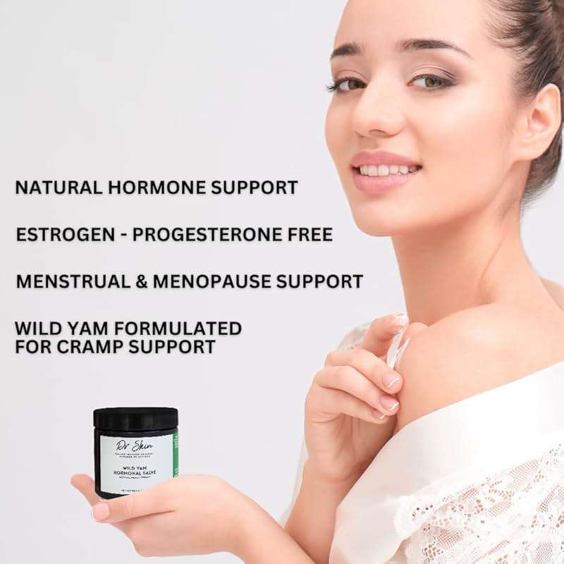Dr. Skin Organic Wild Yam Cream for Women | Herbal Balancing Moisturizer for Women’s Comfort with Dandelion, Red Clover, Chaste Berry & Cramp Bark | Nourishing Natural Cream, 4oz - Image 9
