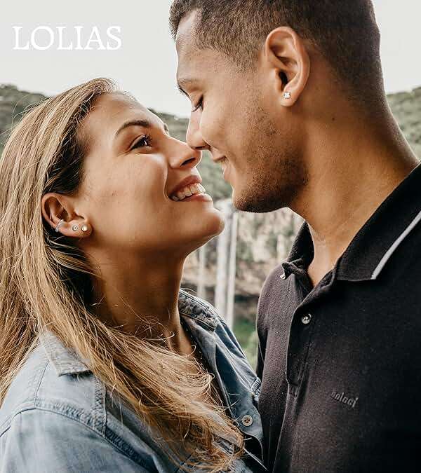 LOLIAS Hypoallergenic Flat Back Earrings for Women-Surgical Steel Earrings for Sensitive Ears 20G Stainless Steel Earring Stacks Small Flatback Stud Hoop Cartilage Earring - Image 5