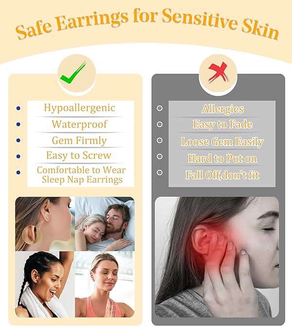 LOLIAS Hypoallergenic Flat Back Earrings for Women-Surgical Steel Earrings for Sensitive Ears 20G Stainless Steel Earring Stacks Small Flatback Stud Hoop Cartilage Earring - Image 6