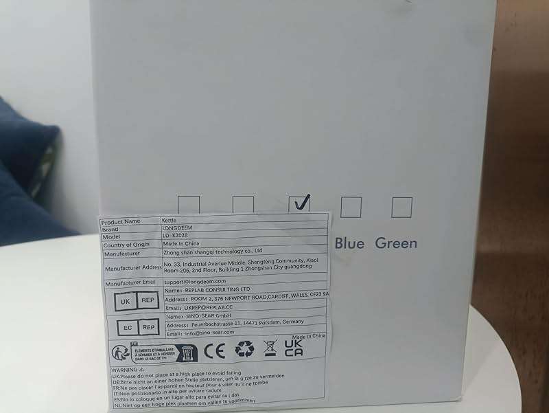 Electric Tea Kettle for Boiling Water, Wide Open Lid Stainless Steel Water Boiler, 1500W/1.7L for Coffee/Tea Brewing, Auto Shut Off & Boil Dry Protection, Cordless Swivel Base & LED Indicator, Green - Image 8