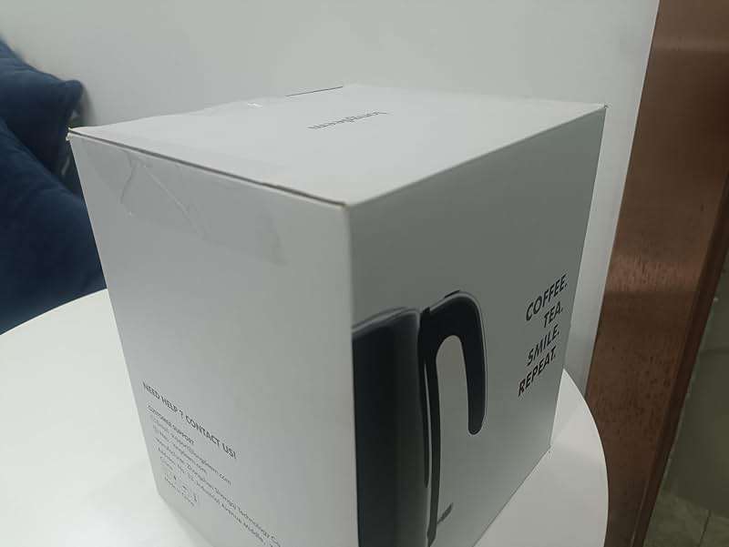 Electric Tea Kettle for Boiling Water, Wide Open Lid Stainless Steel Water Boiler, 1500W/1.7L for Coffee/Tea Brewing, Auto Shut Off & Boil Dry Protection, Cordless Swivel Base & LED Indicator, Green - Image 9