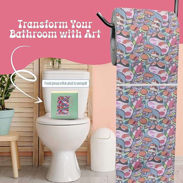 Trippy TP ""Nature's Art"" Single Roll Toilet Paper, 200 sheet (Pack of 1) - Image 3