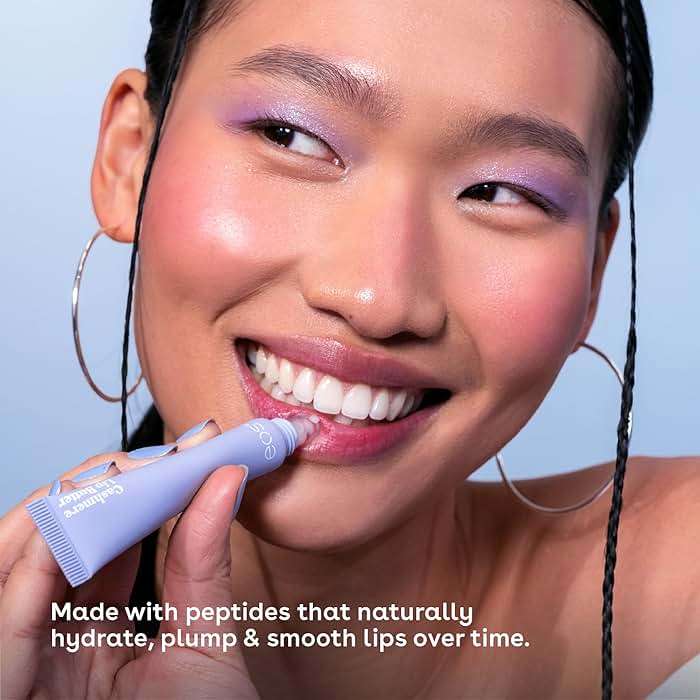 eos Vanilla Lip Butter - Plumping Peptides, Smoothing Formula, Shea Butter, Lip Mask, Lip Moisturizer, Soft Lips, 0.35 fl oz - Image 4