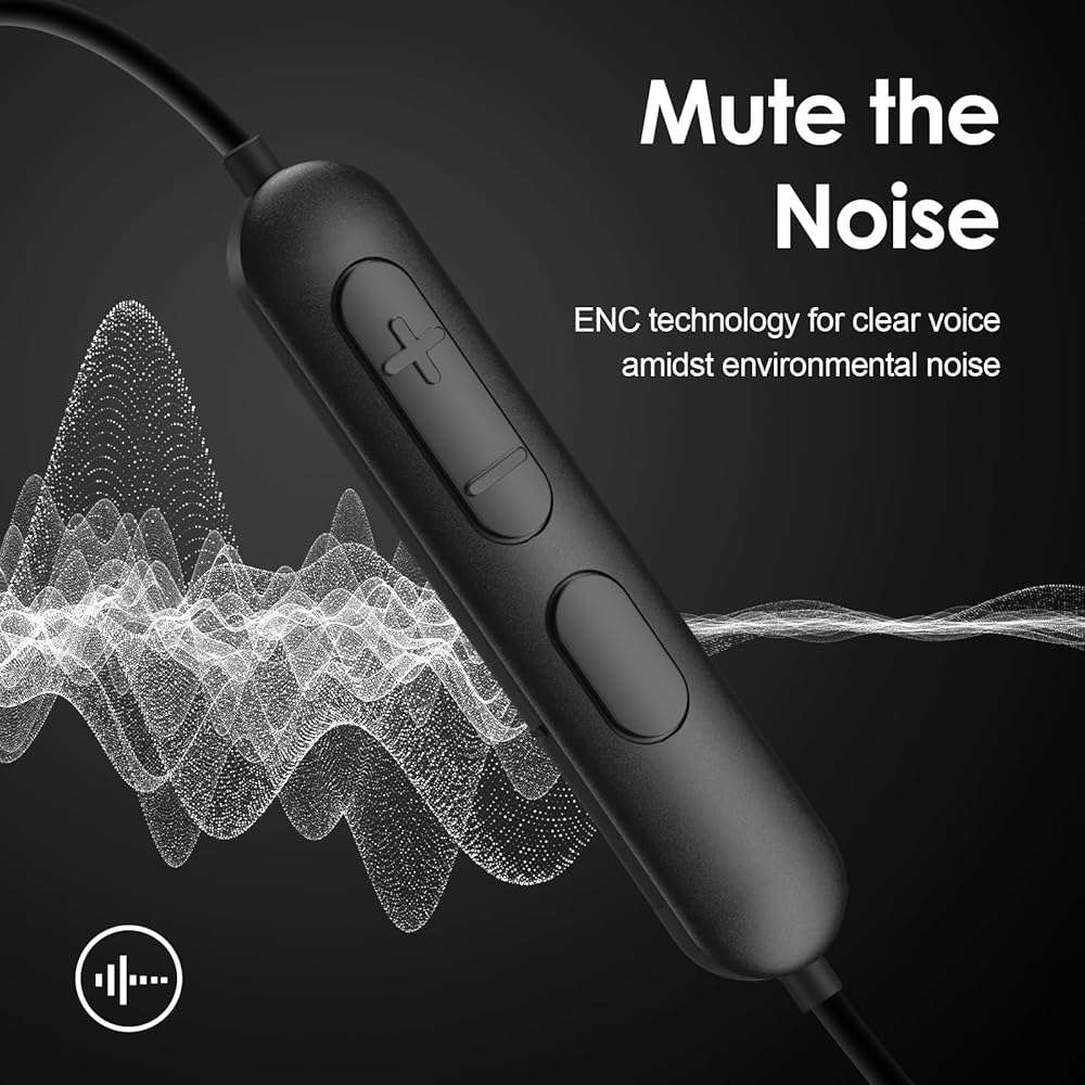 Bluetooth Headphones, 150H Playtime Wireless Bluetooth Earbuds with Earhooks, w/Mic in-Ear Magnetic Neckband Earphone, IPX7 Sweatproof Deep Bass Headset for Home, Traveling, Outdoor, Business Trips - Image 5