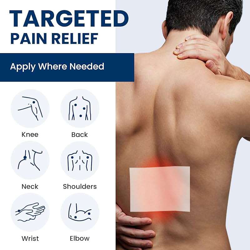 Sumifun 4% Lidocaine Pain Relief Patches 15 Counts Maximum Strength Numbing Gel Patch for Back Knee Neck Joint Ache Muscle Soreness Topical Analgesic - Image 3