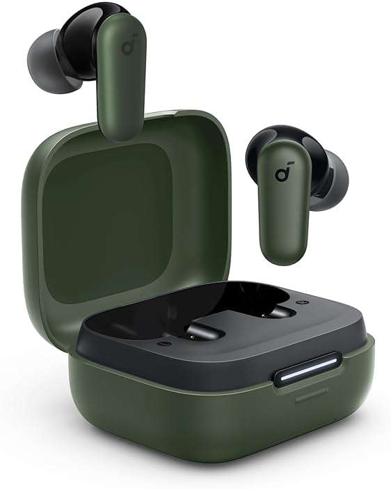 Soundcore P30i by Anker Noise Cancelling Earbuds, Strong and Smart Noise Cancelling, Powerful Bass, 45H Playtime, 2-in-1 Case and Phone Stand, IP54, Wireless Earbuds, Bluetooth 5.4 (Green) - Image 7
