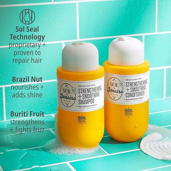 Sol de Janeiro Ultimate Shower Bundle | Travel Size Mini Brazilian Play Moisturizing Shower Cream Gel Body Wash + Brazilian Joia Damage Repairing Shampoo and Conditioner Set | Amazon Exclusive - Image 9