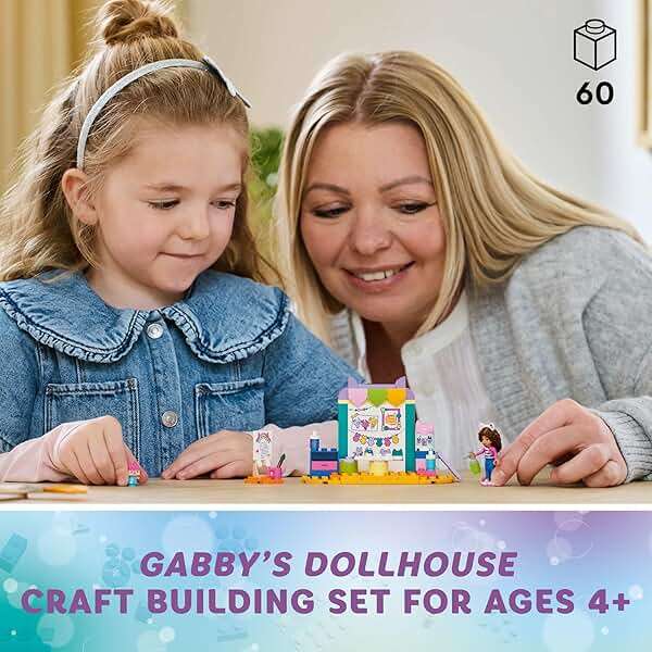 LEGO Gabby's Dollhouse Crafting with Baby Box Building Toys - Pretend Play Toy Figures & Playset for Kids, Girls & Boys, Ages 4+ - Birthday Gift - 10795 - Image 2