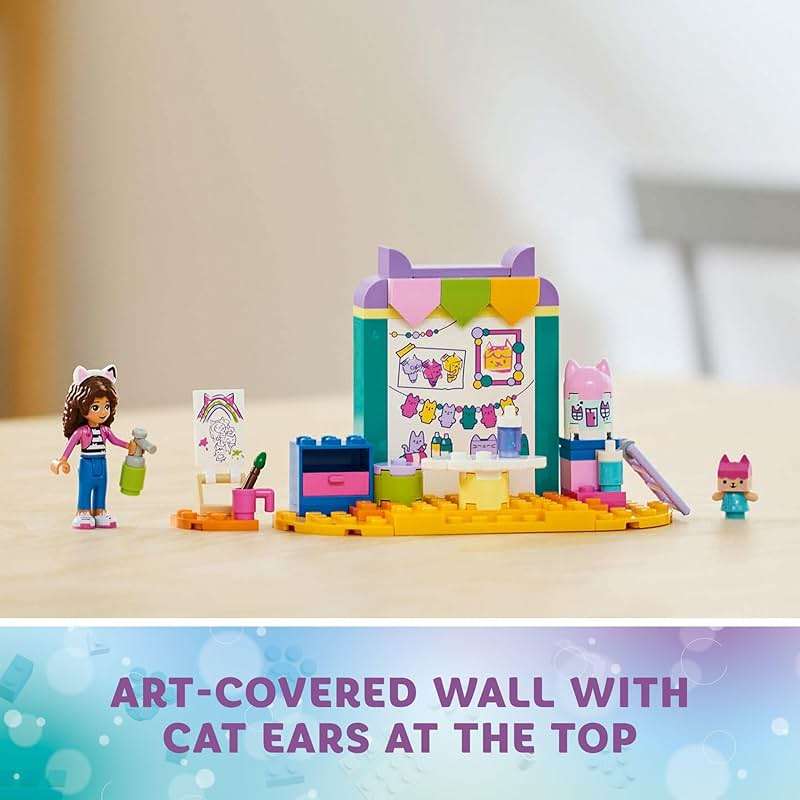 LEGO Gabby's Dollhouse Crafting with Baby Box Building Toys - Pretend Play Toy Figures & Playset for Kids, Girls & Boys, Ages 4+ - Birthday Gift - 10795 - Image 4