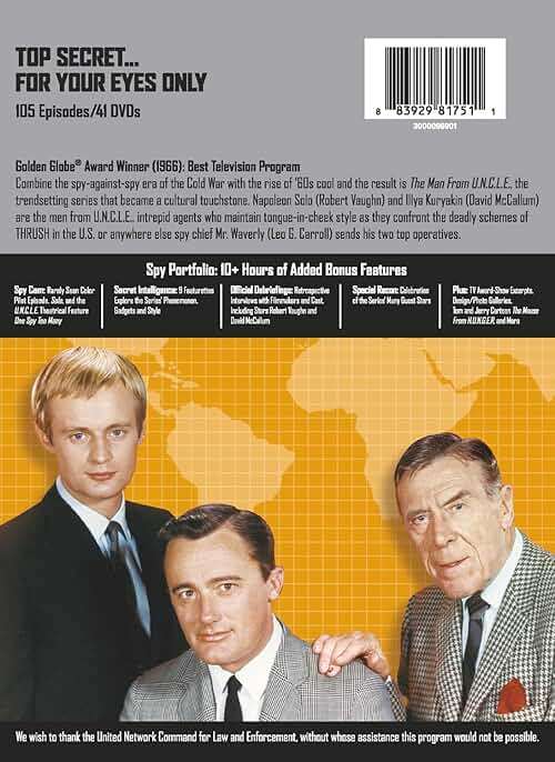 Man From U.N.C.L.E. Complete Series (2024 Repackage/DVD) - Image 3