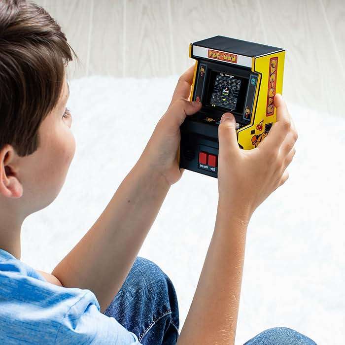 Arcade Classics - Retro Mini Arcade Game, Full Color Screen, Classic Handheld Electronic Game Console, 90s Toy, Great Gift for Kids 8+, Pac-Man - Image 2