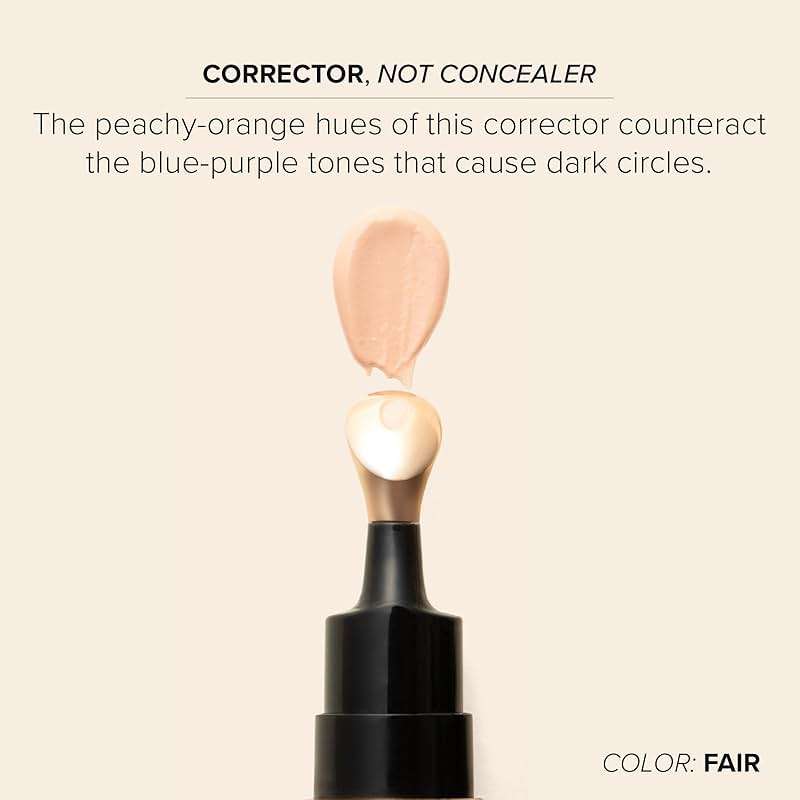 DRMTLGY Luminous Eye Corrector SPF 41 – Fair – Under Eye Color Corrector for Dark Circles – Hydrating Anti-Aging Tinted Eye Cream, Mineral Broad Spectrum Sun Protection, 0.25 fl oz / 7 mL - Image 3