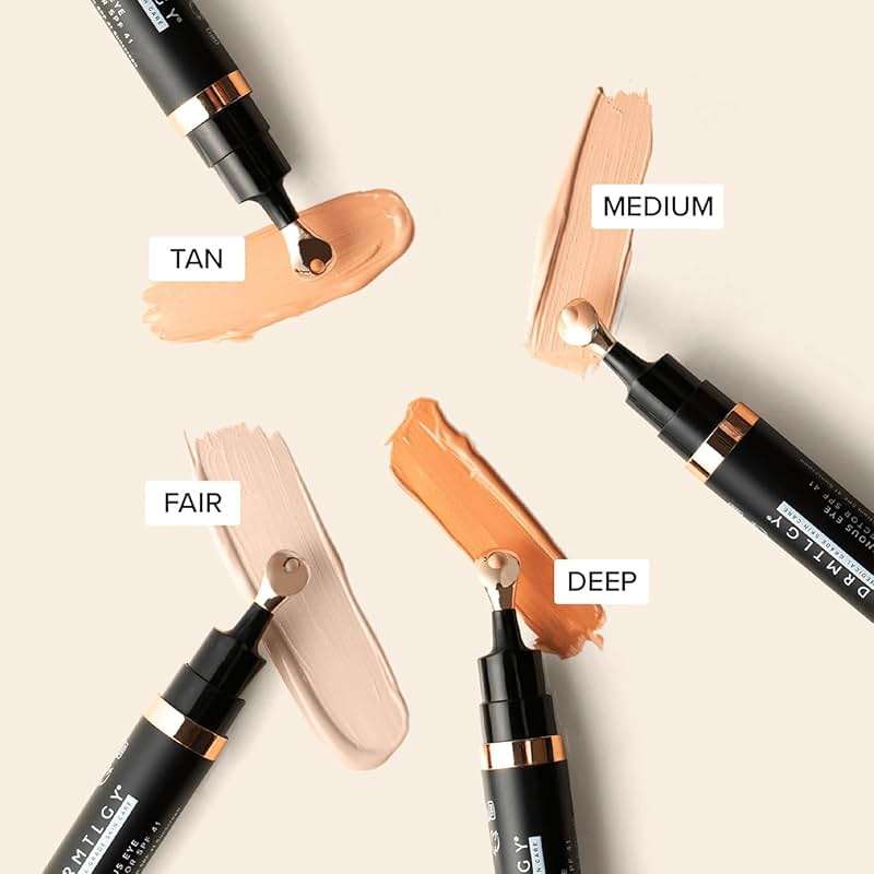 DRMTLGY Luminous Eye Corrector SPF 41 – Fair – Under Eye Color Corrector for Dark Circles – Hydrating Anti-Aging Tinted Eye Cream, Mineral Broad Spectrum Sun Protection, 0.25 fl oz / 7 mL - Image 7