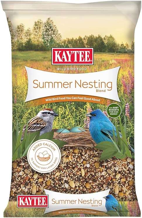 Kaytee Wild Bird Food, Summer Nesting Seed Blend, 8 lb - Image 1