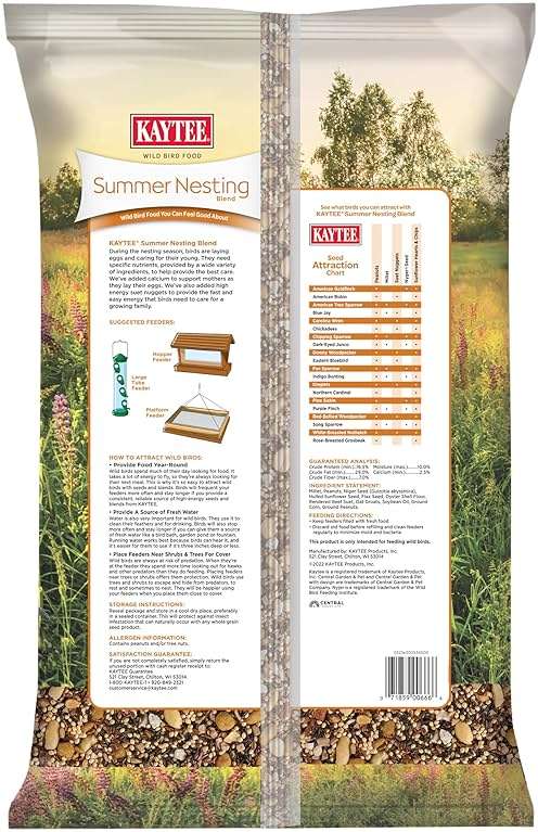 Kaytee Wild Bird Food, Summer Nesting Seed Blend, 8 lb - Image 2