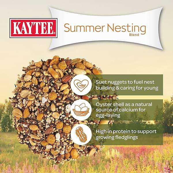 Kaytee Wild Bird Food, Summer Nesting Seed Blend, 8 lb - Image 6