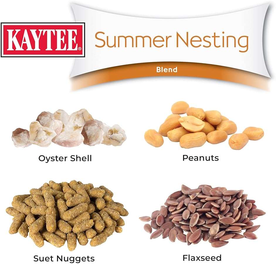 Kaytee Wild Bird Food, Summer Nesting Seed Blend, 8 lb - Image 7
