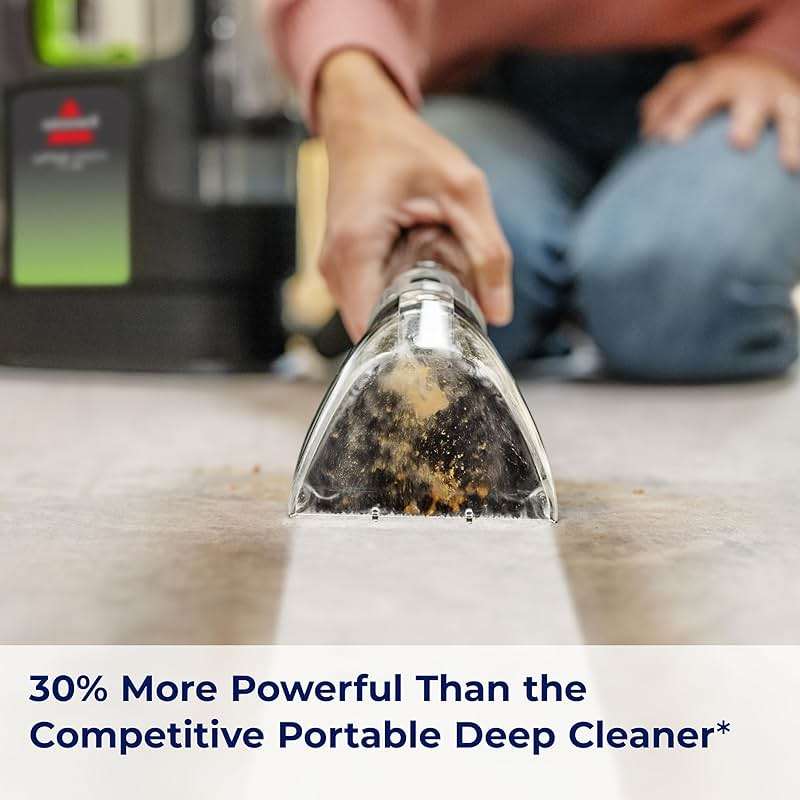 BISSELL® Little Green® Max Pet Portable Carpet and Upholstery Deep Cleaner, Car/Auto Detailer, with Self-Cleaning Tough Stain Tool and Pet Hair Removal Tool (3860) - Image 4
