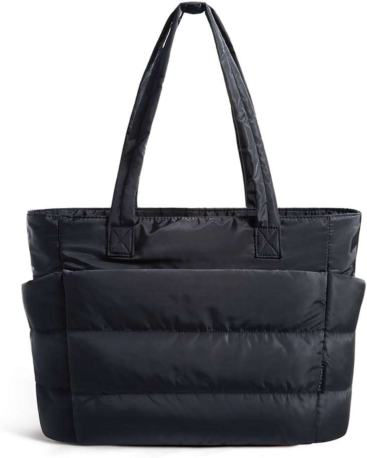 BAGSMART Tote Bag for Women, Lightweight Puffy Tote Bag with Compartments Shoulder Bag Handbag for Travel, Work, Gym | Lightweight - Image 1