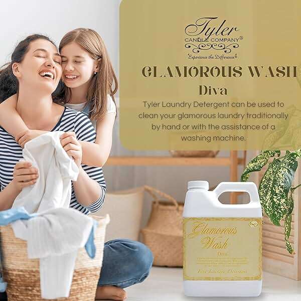 Tyler's Diva Glam Wash Laundry Detergent, Gallon (128 Fl oz) (Pack of 1) ILIOS Packaging. - Image 7