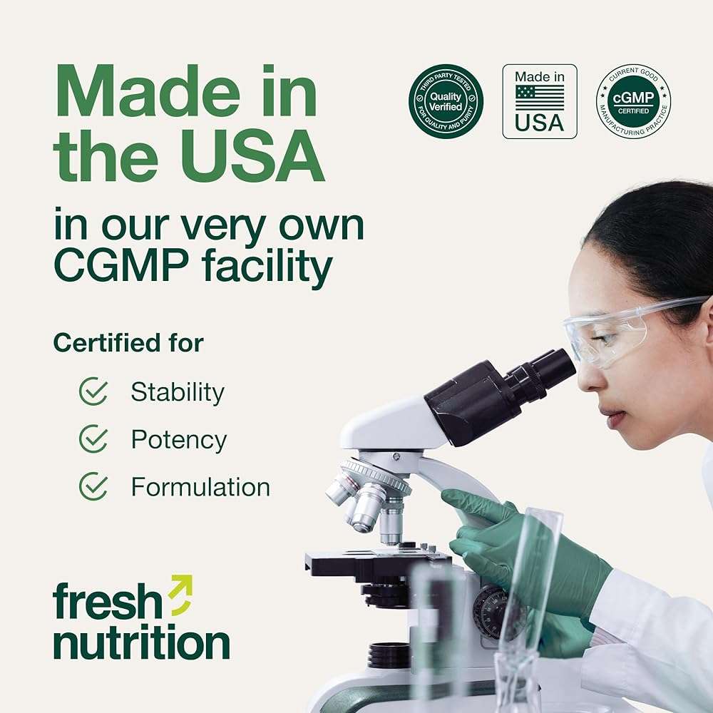 Fresh Nutrition Akkermansia Muciniphila Probiotic 500M AFU for GLP-1 Production - Pre + Probiotic Supplement - 30 Capsules - Image 6