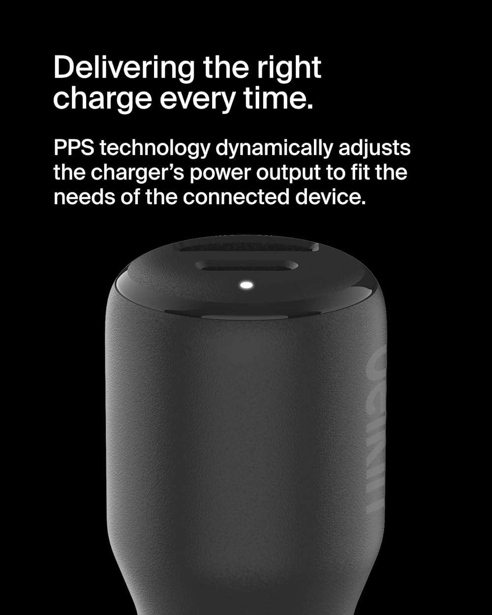 Belkin BoostCharge 42-Watt Dual Port Fast Car Charger w/30W USB-C & 12W USB-A Ports for iPhone 16, 16 Pro, Galaxy S26, S25, Pixel 10 & 9, Nintendo Switch 2 & More - Black - Image 4