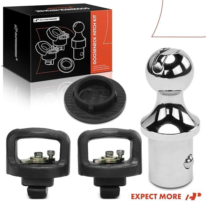 A-Premium 2-5/16 Inch Gooseneck Trailer Hitch Ball Kit 30,000 lbs GTW Compatible with Ford F-250/F-350/F-450 Super Duty & Chevrolet Silverado 2500/3500 HD & GMC Sierra 2500/3500 HD & Nissan Titan XD - Image 9
