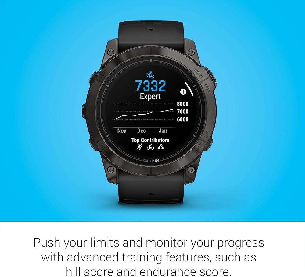 Garmin epix Pro (Gen 2) Sapphire Edition, 51mm, High Performance Smartwatch, Advanced Training Technology, Built-in Flashlight, Black (Renewed) - Image 7