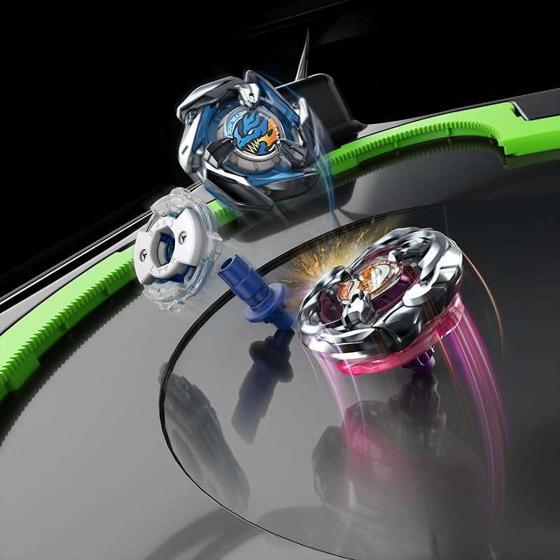 Beyblade X Xtreme Battle Set with Beystadium Arena Featuring X-Celerator Rail, 2 Right-Spinning Top Toys, 2 Launchers, Toys for Boys and Girls, 8+ - Image 2
