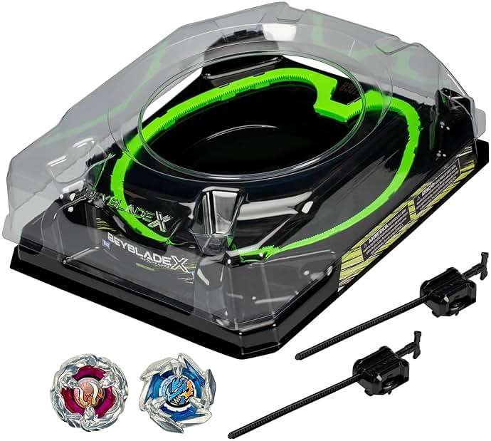 Beyblade X Xtreme Battle Set with Beystadium Arena Featuring X-Celerator Rail, 2 Right-Spinning Top Toys, 2 Launchers, Toys for Boys and Girls, 8+ - Image 11