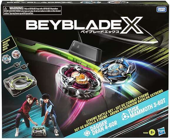 Beyblade X Xtreme Battle Set with Beystadium Arena Featuring X-Celerator Rail, 2 Right-Spinning Top Toys, 2 Launchers, Toys for Boys and Girls, 8+ - Image 12