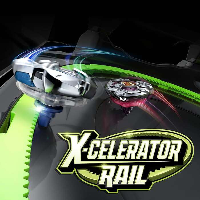 Beyblade X Xtreme Battle Set with Beystadium Arena Featuring X-Celerator Rail, 2 Right-Spinning Top Toys, 2 Launchers, Toys for Boys and Girls, 8+ - Image 7