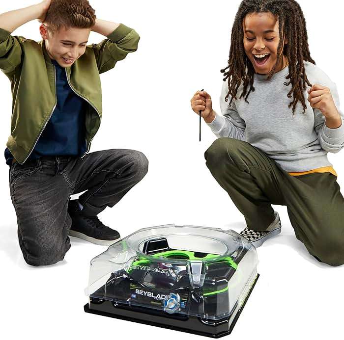 Beyblade X Xtreme Battle Set with Beystadium Arena Featuring X-Celerator Rail, 2 Right-Spinning Top Toys, 2 Launchers, Toys for Boys and Girls, 8+ - Image 10