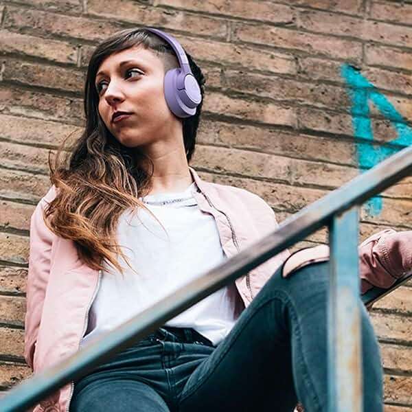 JBL Tune 720BT - Wireless Over-Ear Headphones with JBL Pure Bass Sound, Bluetooth 5.3, Up to 76H Battery Life and Speed Charge, Lightweight, Comfortable and Foldable Design (Purple) - Image 2