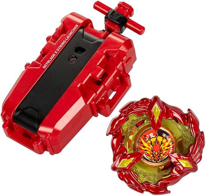 Beyblade X Soar Phoenix 9-60GF Deluxe String Launcher Set with Attack Type Right-Spinning Top Toy; Great Gift for 8 Year Old Boys and Girls - Image 4