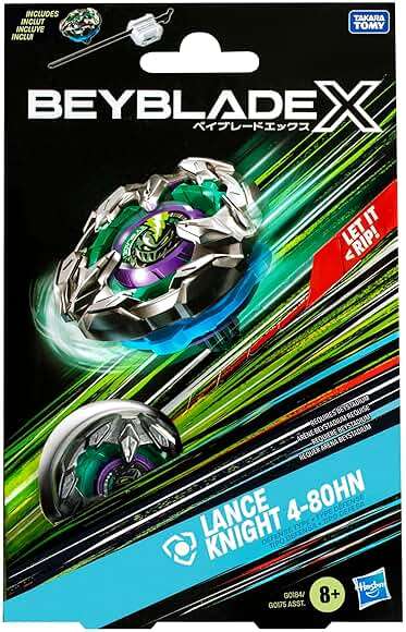 Beyblade X Lance Knight 4-80HN Starter Pack Set with Defense Type Right-Spinning Top and Launcher; Battling Top Toys for 8 Year Old Boys and Girls - Image 3
