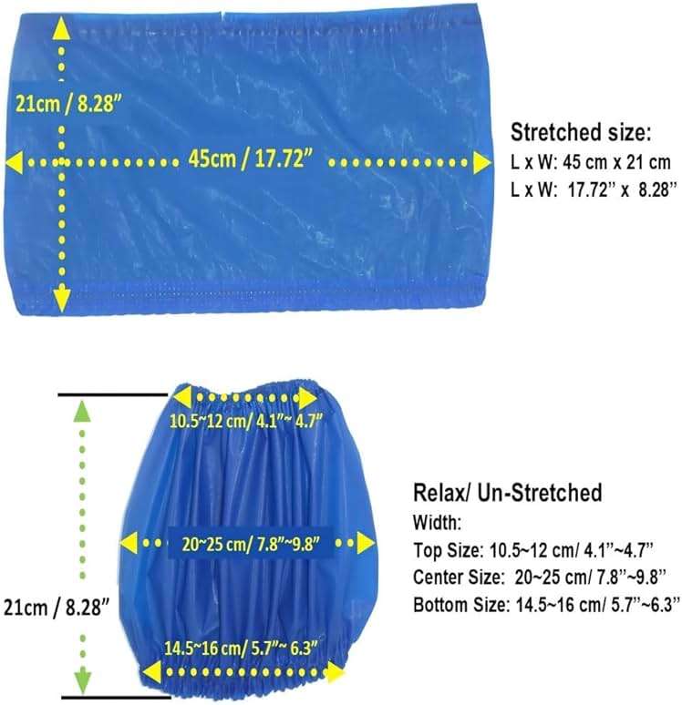 Shoe Covers, Disposable Shoe Covers, Plastic Shoe Covers, Durable Waterproof Non-Slip Shoe Covers, New Designed Shoe and Boots Covers for Indoor and Outdoor, Construction Site, Hikers, - Image 2