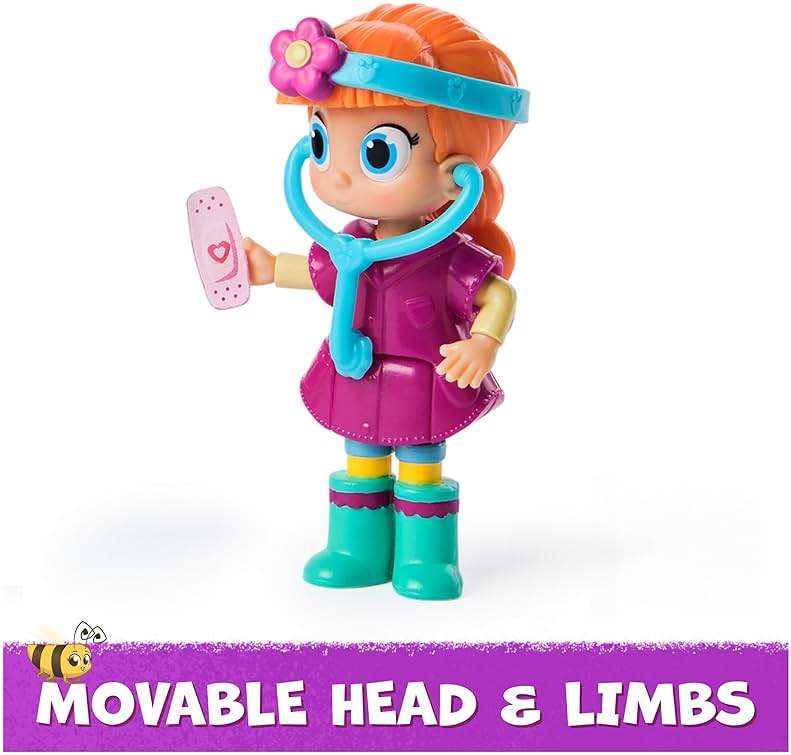 Vida The Vet, Check Up & Care Friendship Pack with 5 Action Figures, Stethoscope, Headlamp, & Sticker Sheets, Kids Toys for Girls & Boys Ages 3 and up - Image 2